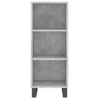 Thumbnail for Highboard Betongrau 34,5x34x180 cm Holzwerkstoff