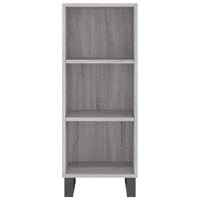 Thumbnail for Highboard Grau Sonoma 34,5x34x180 cm Holzwerkstoff
