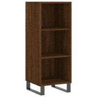 Thumbnail for Highboard Braun Eichen-Optik 34,5x34x180 cm Holzwerkstoff