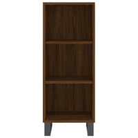 Thumbnail for Highboard Braun Eichen-Optik 34,5x34x180 cm Holzwerkstoff