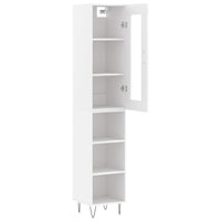 Thumbnail for Highboard Weiß 34,5x34x180 cm Holzwerkstoff