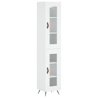 Thumbnail for Highboard Weiß 34,5x34x180 cm Holzwerkstoff
