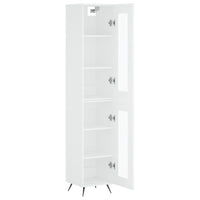 Thumbnail for Highboard Weiß 34,5x34x180 cm Holzwerkstoff
