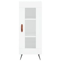 Thumbnail for Highboard Hochglanz-Weiß 34,5x34x180 cm Holzwerkstoff