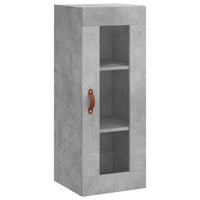 Thumbnail for Highboard Betongrau 34,5x34x180 cm Holzwerkstoff