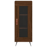 Thumbnail for Highboard Braun Eichen-Optik 34,5x34x180 cm Holzwerkstoff