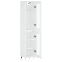 Thumbnail for Highboard Weiß 34,5x34x180 cm Holzwerkstoff