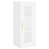 Thumbnail for Highboard Weiß 34,5x34x180 cm Holzwerkstoff