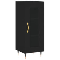 Thumbnail for Highboard Schwarz 34,5x34x180 cm Holzwerkstoff