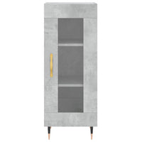 Thumbnail for Highboard Betongrau 34,5x34x180 cm Holzwerkstoff