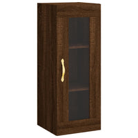 Thumbnail for Highboard Braun Eichen-Optik 34,5x34x180 cm Holzwerkstoff
