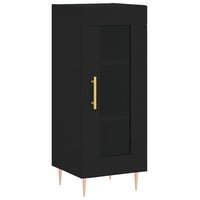 Thumbnail for Highboard Schwarz 34,5x34x180 cm Holzwerkstoff