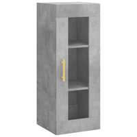 Thumbnail for Highboard Betongrau 34,5x34x180 cm Holzwerkstoff