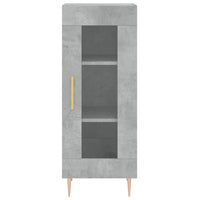 Thumbnail for Highboard Betongrau 34,5x34x180 cm Holzwerkstoff