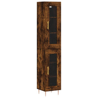 Thumbnail for Highboard Räuchereiche 34,5x34x180 cm Holzwerkstoff