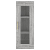 Thumbnail for Highboard Grau Sonoma 34,5x34x180 cm Holzwerkstoff