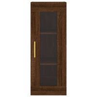 Thumbnail for Highboard Braun Eichen-Optik 34,5x34x180 cm Holzwerkstoff