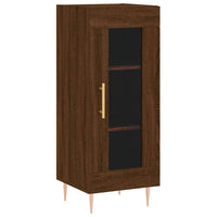 Thumbnail for Highboard Braun Eichen-Optik 34,5x34x180 cm Holzwerkstoff