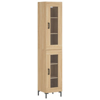 Thumbnail for Highboard Sonoma-Eiche 34,5x34x180 cm Holzwerkstoff