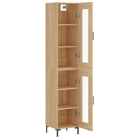 Thumbnail for Highboard Sonoma-Eiche 34,5x34x180 cm Holzwerkstoff