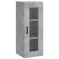 Thumbnail for Highboard Betongrau 34,5x34x180 cm Holzwerkstoff