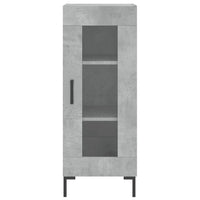 Thumbnail for Highboard Betongrau 34,5x34x180 cm Holzwerkstoff