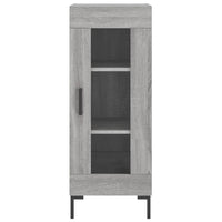 Thumbnail for Highboard Grau Sonoma 34,5x34x180 cm Holzwerkstoff