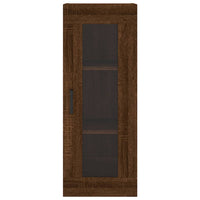 Thumbnail for Highboard Braun Eichen-Optik 34,5x34x180 cm Holzwerkstoff
