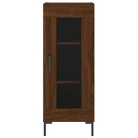 Thumbnail for Highboard Braun Eichen-Optik 34,5x34x180 cm Holzwerkstoff