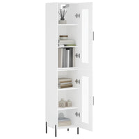 Thumbnail for Highboard Weiß 34,5x34x180 cm Holzwerkstoff