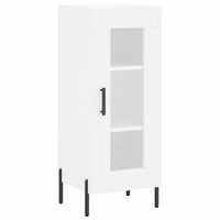 Thumbnail for Highboard Weiß 34,5x34x180 cm Holzwerkstoff