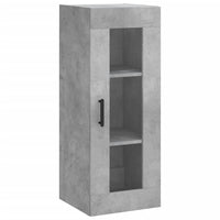 Thumbnail for Highboard Betongrau 34,5x34x180 cm Holzwerkstoff