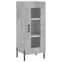 Thumbnail for Highboard Betongrau 34,5x34x180 cm Holzwerkstoff