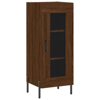Thumbnail for Highboard Braun Eichen-Optik 34,5x34x180 cm Holzwerkstoff
