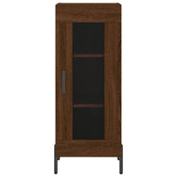 Thumbnail for Highboard Braun Eichen-Optik 34,5x34x180 cm Holzwerkstoff