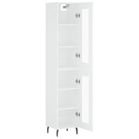 Thumbnail for Highboard Weiß 34,5x34x180 cm Holzwerkstoff