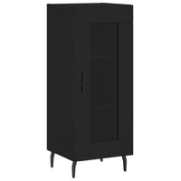 Thumbnail for Highboard Schwarz 34,5x34x180 cm Holzwerkstoff