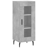 Thumbnail for Highboard Betongrau 34,5x34x180 cm Holzwerkstoff