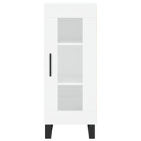 Thumbnail for Highboard Weiß 34,5x34x180 cm Holzwerkstoff