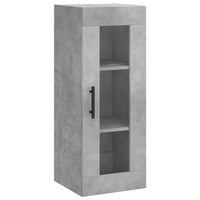 Thumbnail for Highboard Betongrau 34,5x34x180 cm Holzwerkstoff