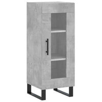 Thumbnail for Highboard Betongrau 34,5x34x180 cm Holzwerkstoff