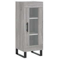 Thumbnail for Highboard Grau Sonoma 34,5x34x180 cm Holzwerkstoff