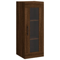 Thumbnail for Highboard Braun Eichen-Optik 34,5x34x180 cm Holzwerkstoff