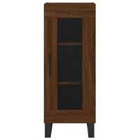 Thumbnail for Highboard Braun Eichen-Optik 34,5x34x180 cm Holzwerkstoff