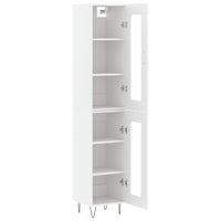 Thumbnail for Highboard Weiß 34,5x34x180 cm Holzwerkstoff