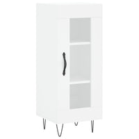 Thumbnail for Highboard Weiß 34,5x34x180 cm Holzwerkstoff