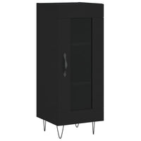 Thumbnail for Highboard Schwarz 34,5x34x180 cm Holzwerkstoff
