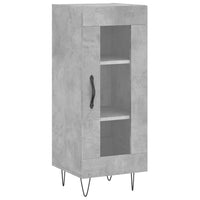 Thumbnail for Highboard Betongrau 34,5x34x180 cm Holzwerkstoff