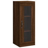 Thumbnail for Highboard Braun Eichen-Optik 34,5x34x180 cm Holzwerkstoff
