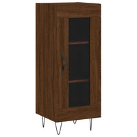 Thumbnail for Highboard Braun Eichen-Optik 34,5x34x180 cm Holzwerkstoff